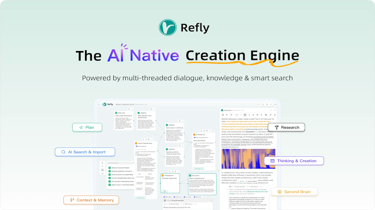 Thumbnail of The Open Source Vibe Workflow Platform · Refly