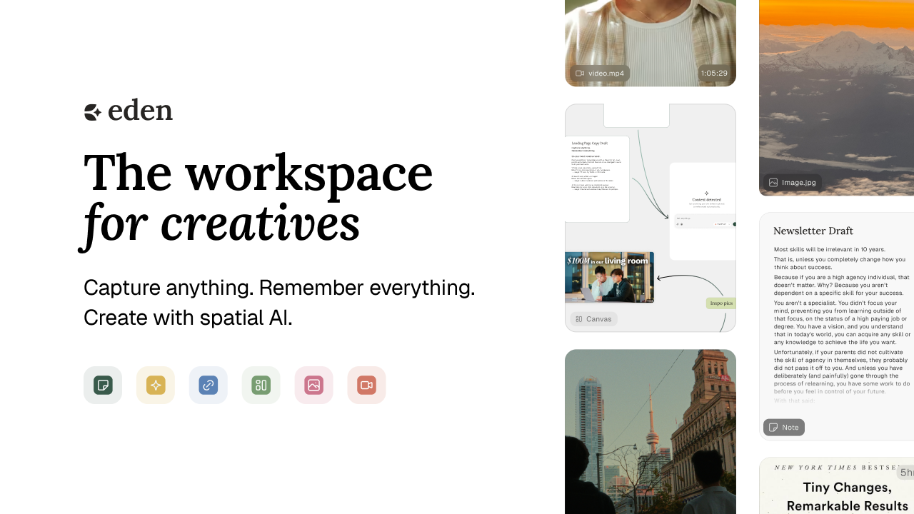 Thumbnail of Eden – The Workspace For Creatives