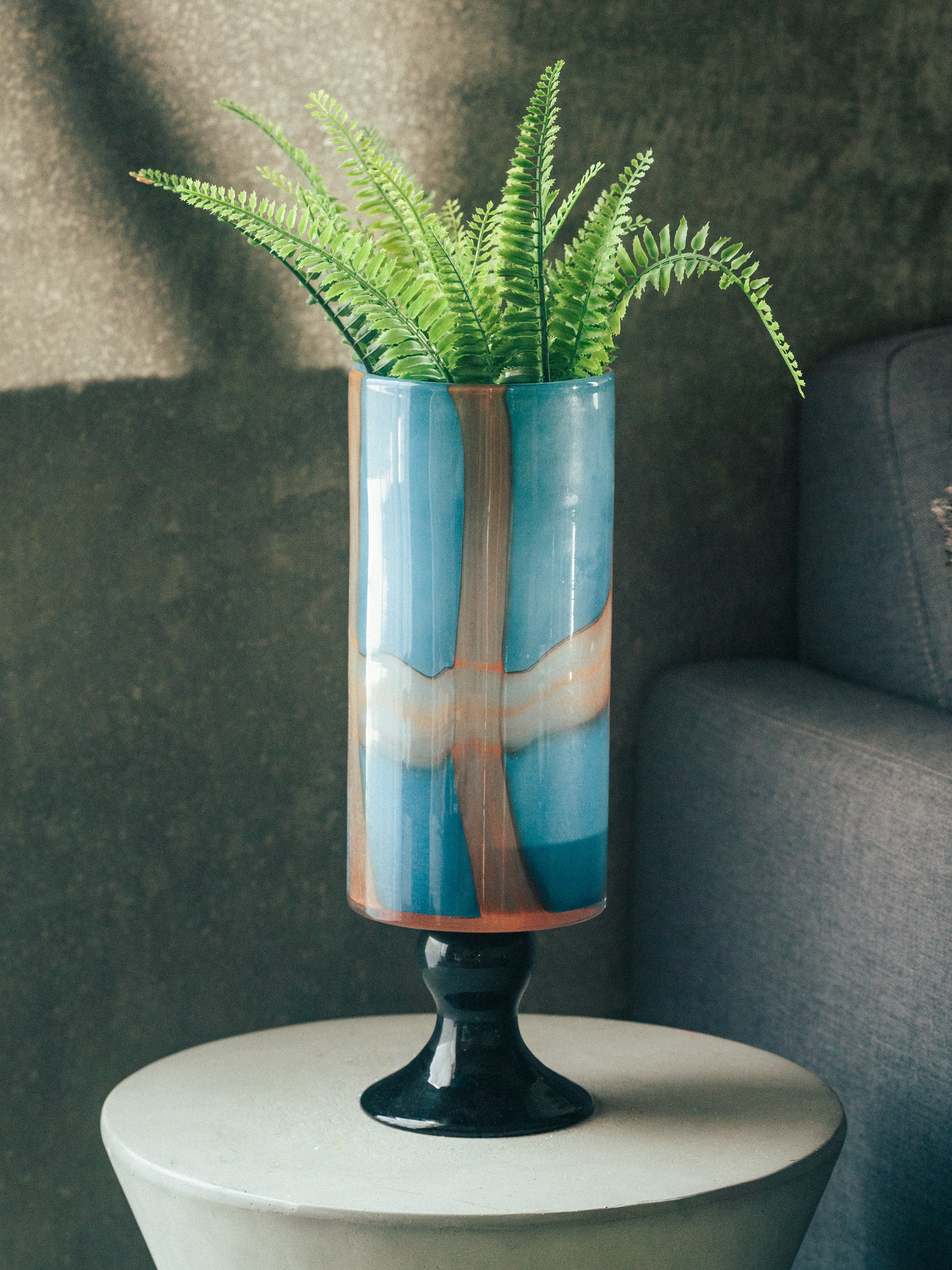 Thumbnail of Azure Pedestal Vase