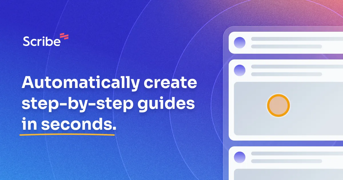 Thumbnail of Scribe | Visual step-by-step guides