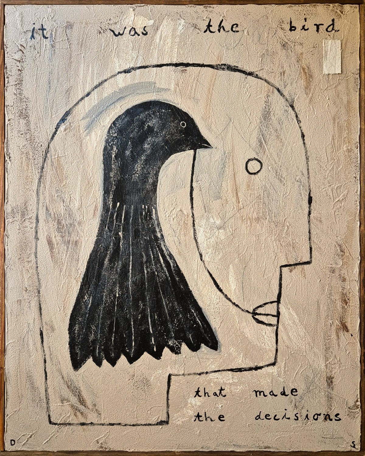 Thumbnail of Check out The Bird That Made The Decisions by David Schmitt on Rise Art
