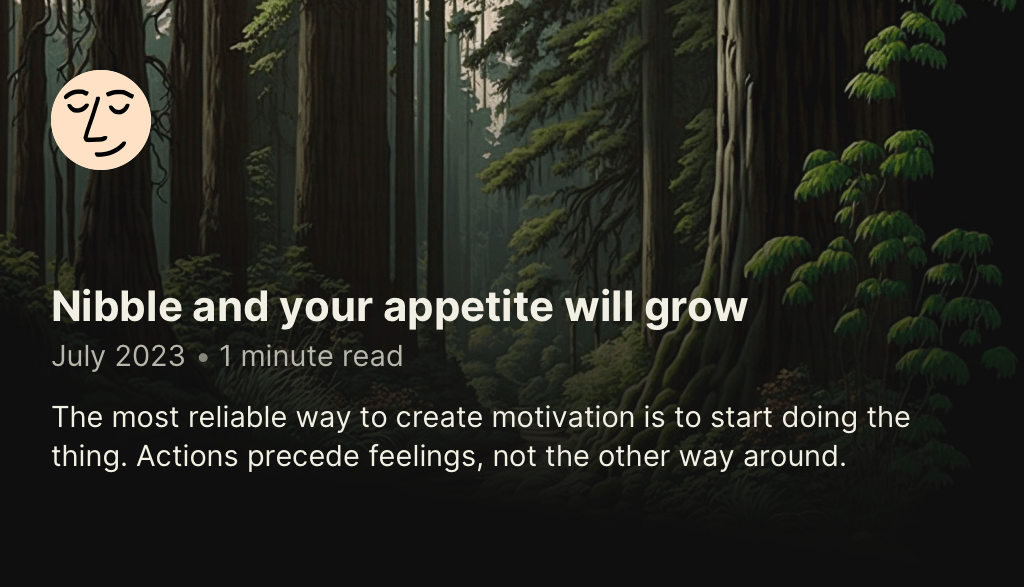 Thumbnail of Nibble and your appetite will grow