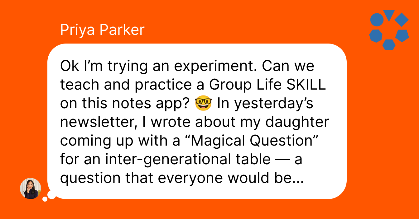 Thumbnail of Priya Parker in Group Life by Priya Parker