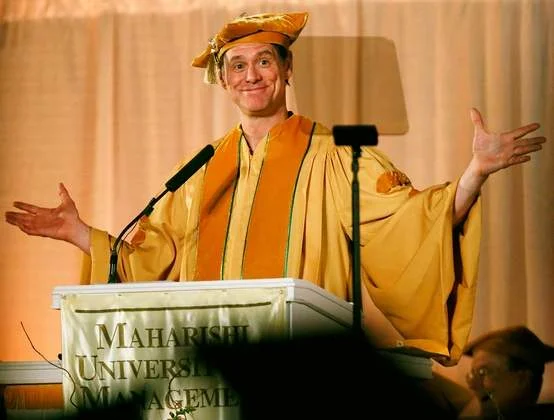 Thumbnail of Jim Carrey: 'Life doesn’t happen to you, it happens for you', Maharishi University of Management, 2014 — Speakola