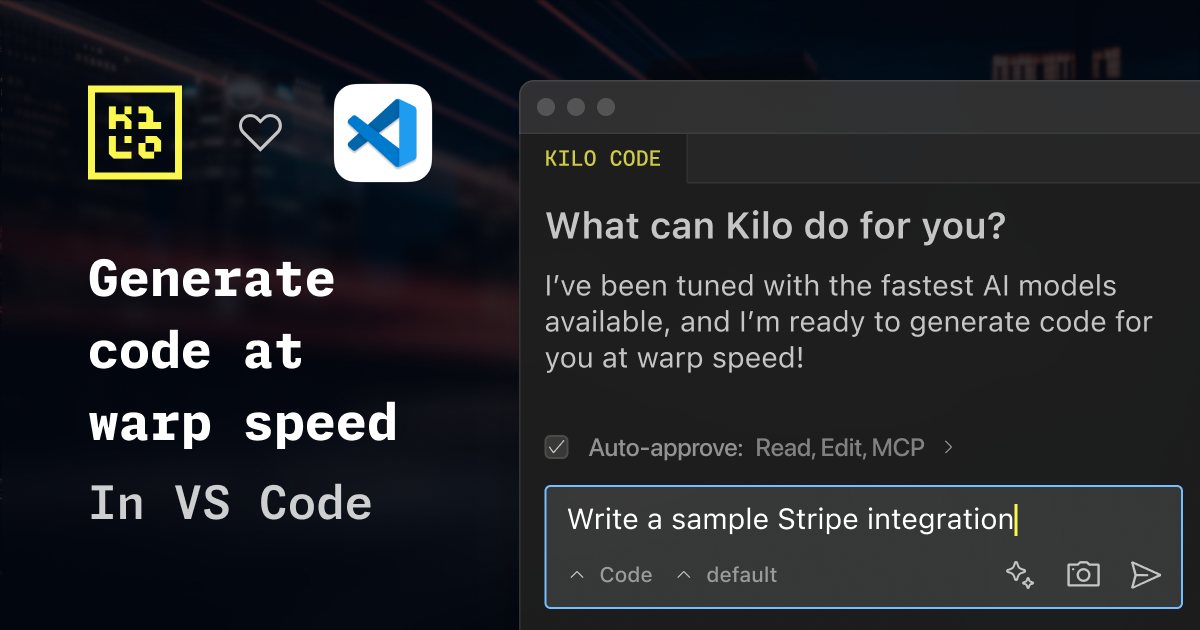 Thumbnail of Kilo Code - Open source AI agent VS Code extension