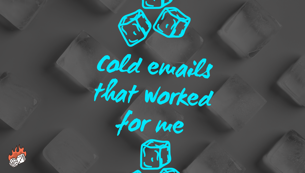 Thumbnail of Cold emails that worked for me and why