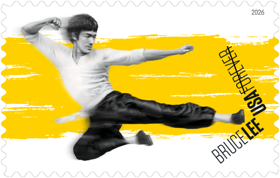 Thumbnail of Postal Service To Release Stunner of Stamp To Honor Bruce Lee