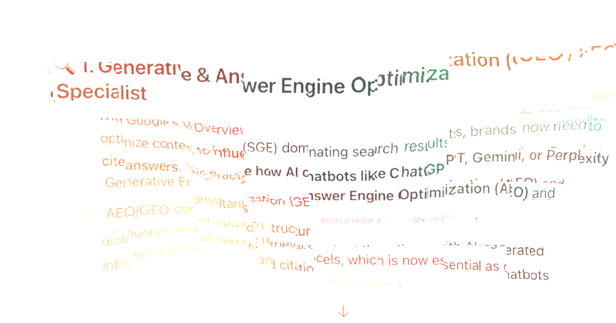 Thumbnail of SEO Is Dead. Say Hello to GEO.