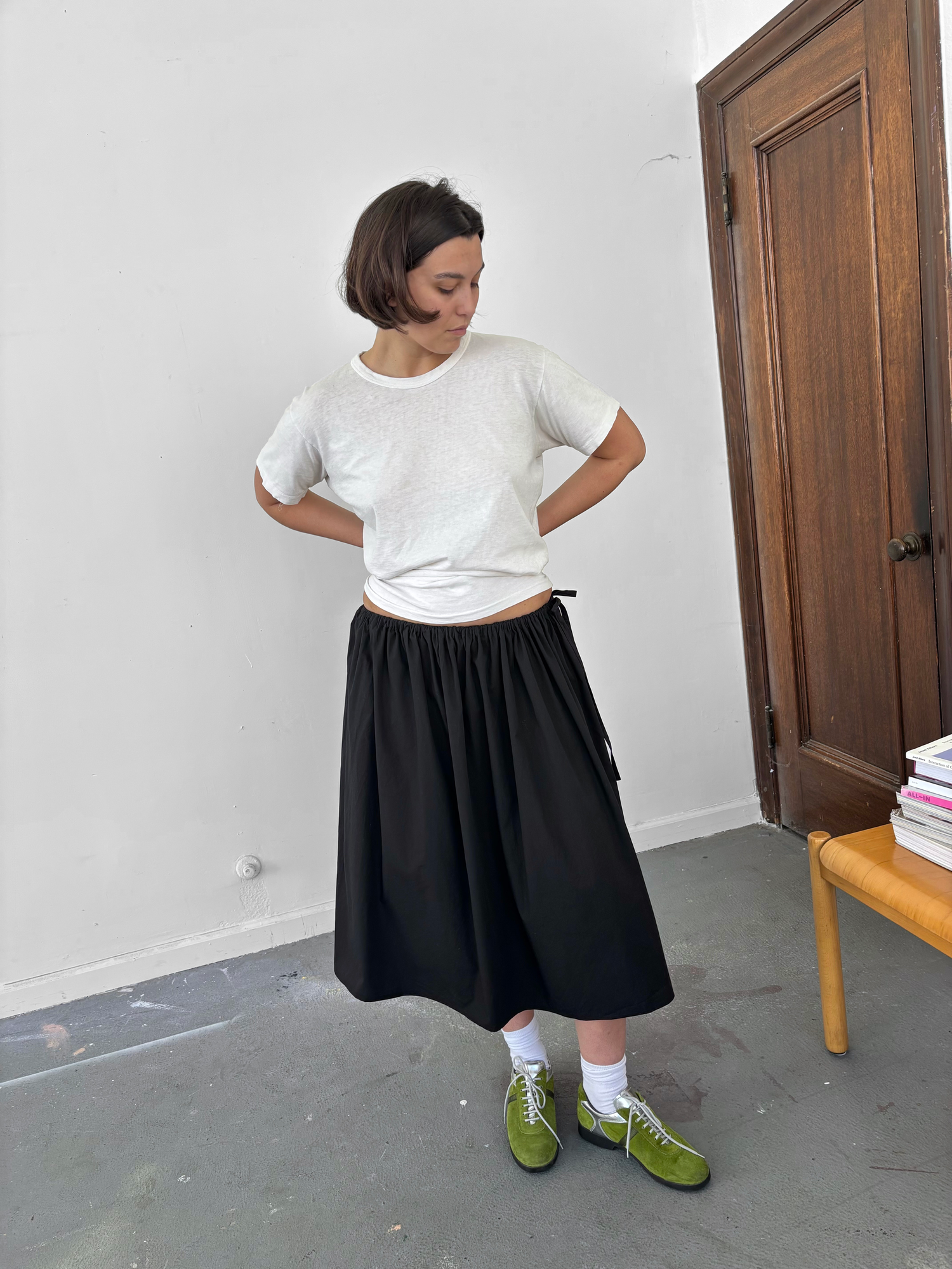 Thumbnail of Tie Skirt - Black — Brooke Callahan
