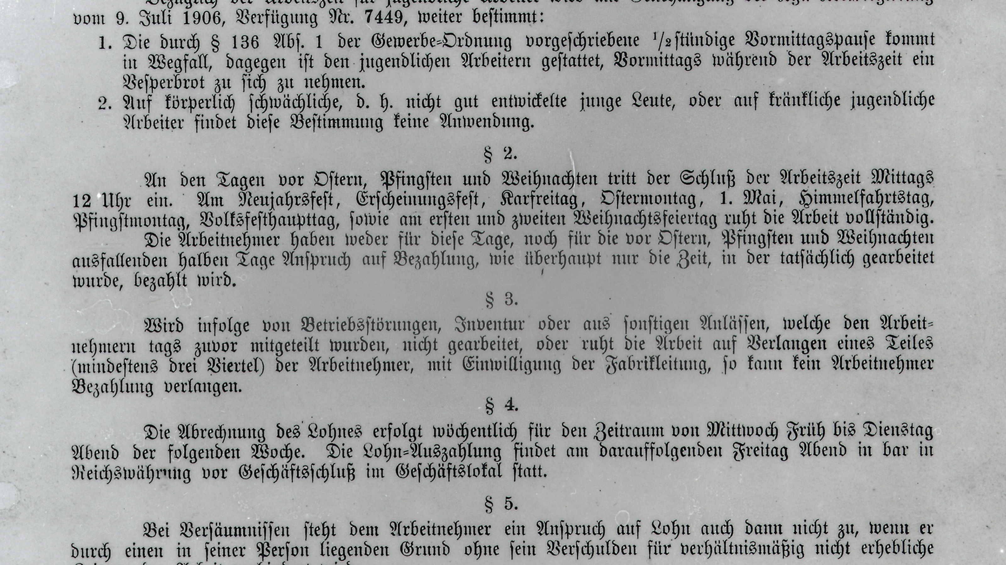 Thumbnail of Eight-hour working day introduced by Robert Bosch in 1906