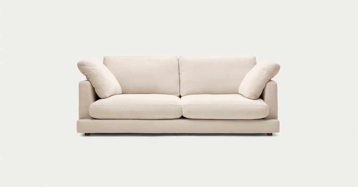 Thumbnail of 3-Sitzer-Sofa Gala mit beiger Chenille FSC Mix Credit 210 cm | Kave Home®