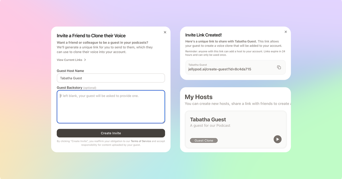 Thumbnail of Invite Anyone, Anywhere to Your Podcast with Guest Clones