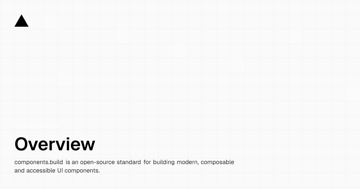 Thumbnail of Overview | components.build