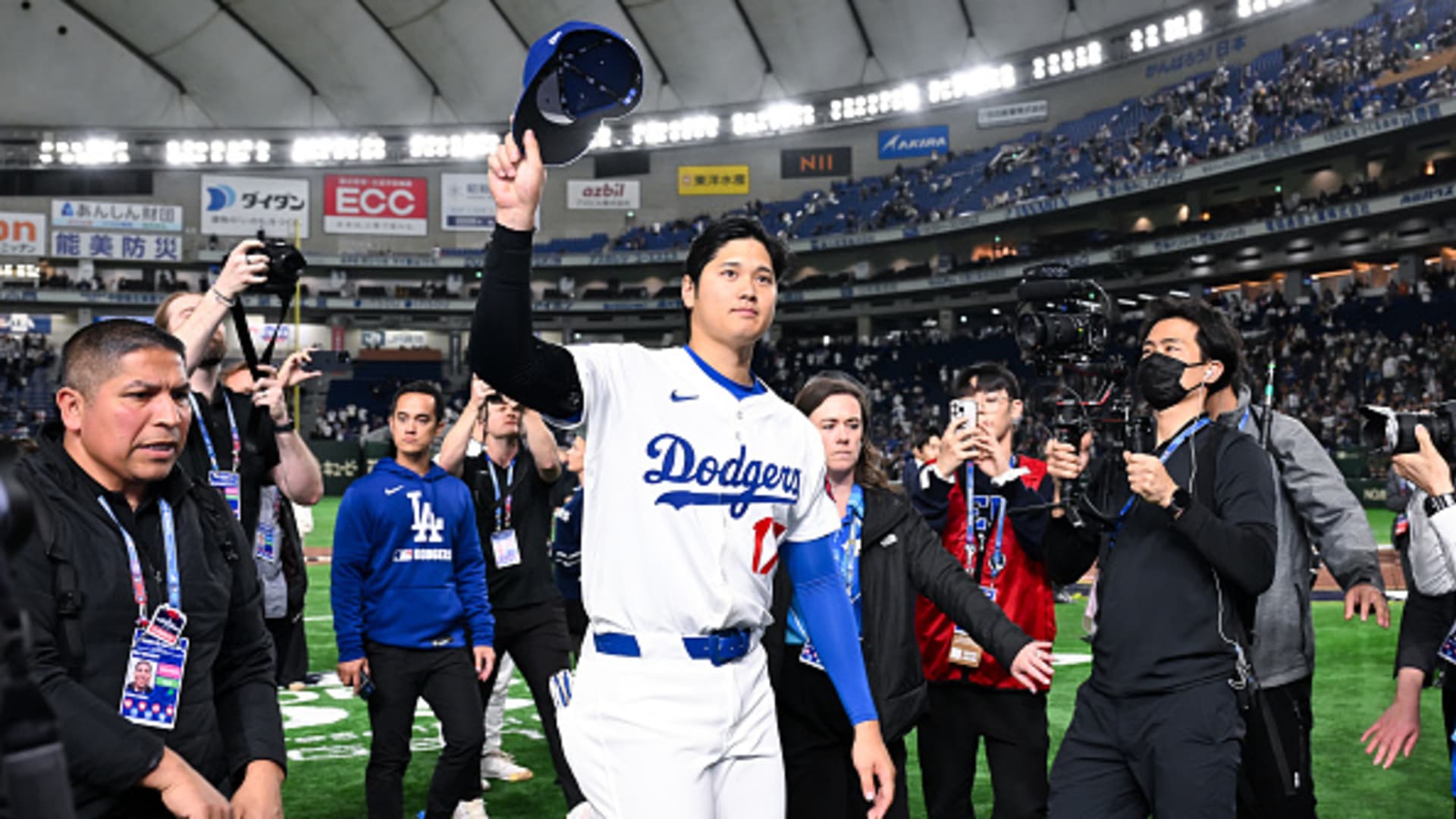 Thumbnail of Japanese baseball fans are crazy for Shohei Ohtani and the Dodgers. MLB has a plan to get them to root for every team
