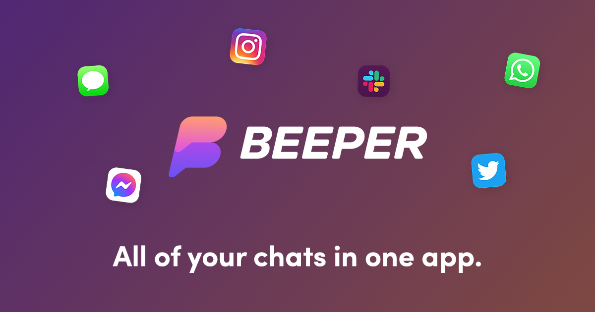 Thumbnail of Beeper — All your chats in one app. Yes, really.