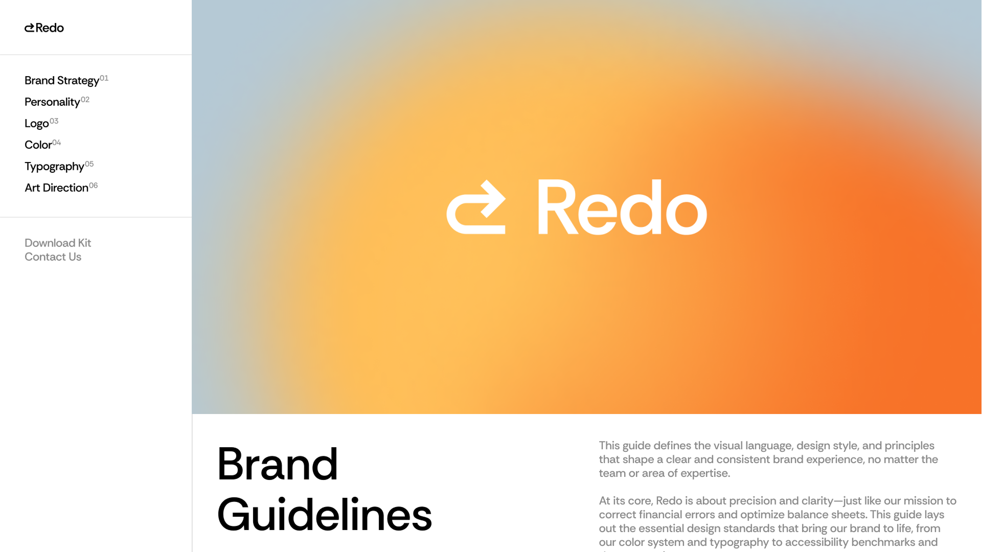 Thumbnail of Straightforward Brand Guidelines | Figma