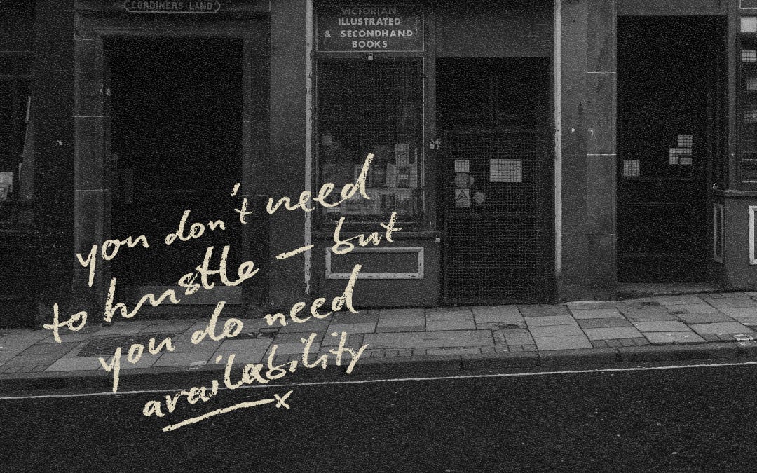 Thumbnail of If you want to grow a substack in 2026, you don’t need hustle - but you do need availability