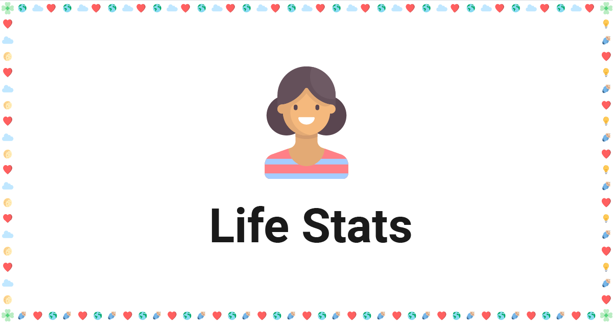 Thumbnail of Life Stats
