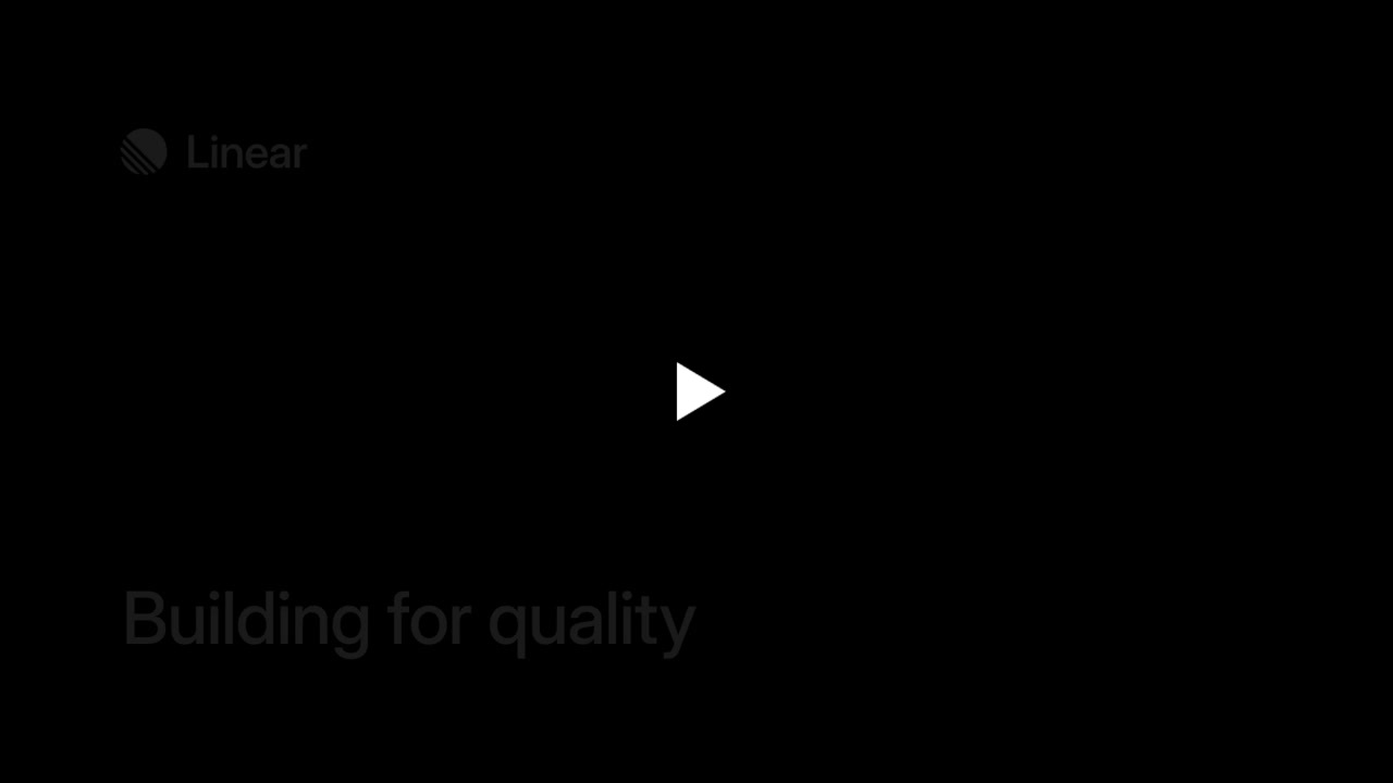 Thumbnail of On a quest for quality. | Linear