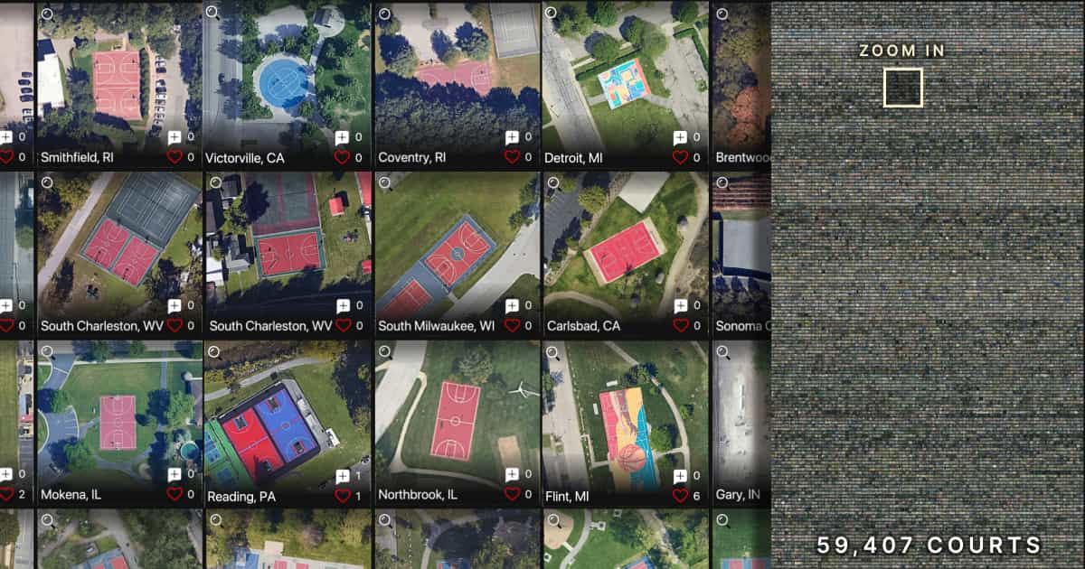 Thumbnail of Every Outdoor Basketball Court in the U.S.A.