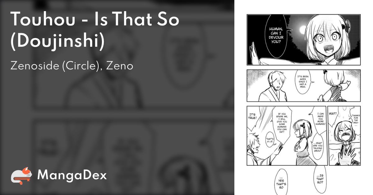 Thumbnail of Touhou - Is That So (Doujinshi) - MangaDex