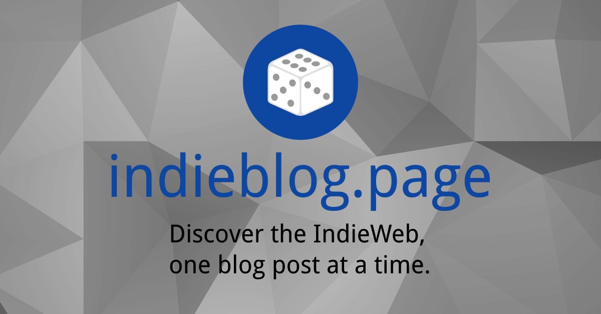 Thumbnail of Discover the IndieWeb, one blog post at a time.