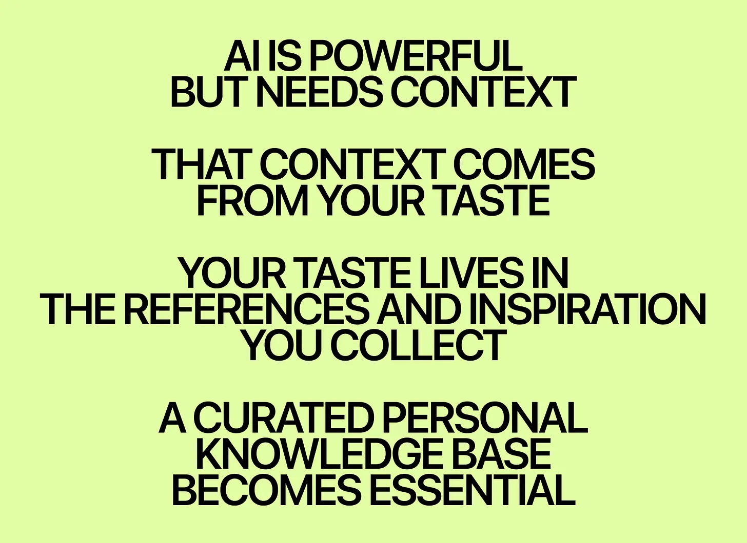 Thumbnail of What matters in the age of AI is taste