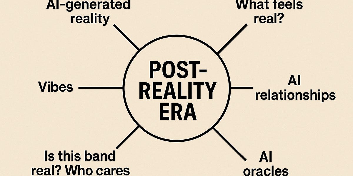Thumbnail of The Post-Reality Era