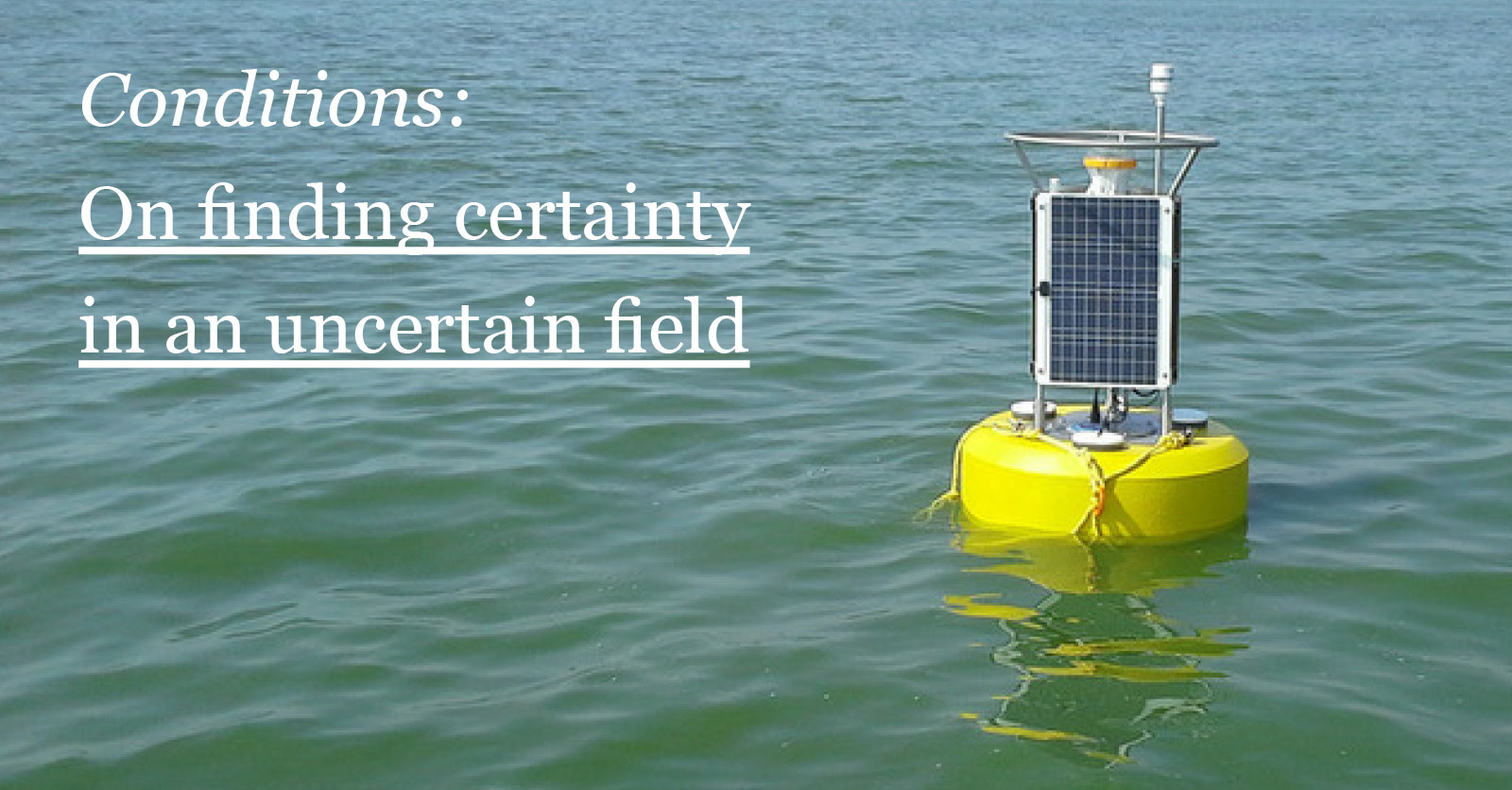 Thumbnail of On Finding Certainty in an Uncertain Field