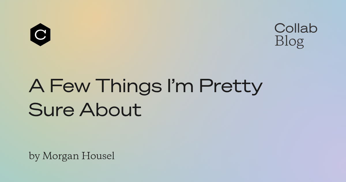 Thumbnail of A Few Things I’m Pretty Sure About