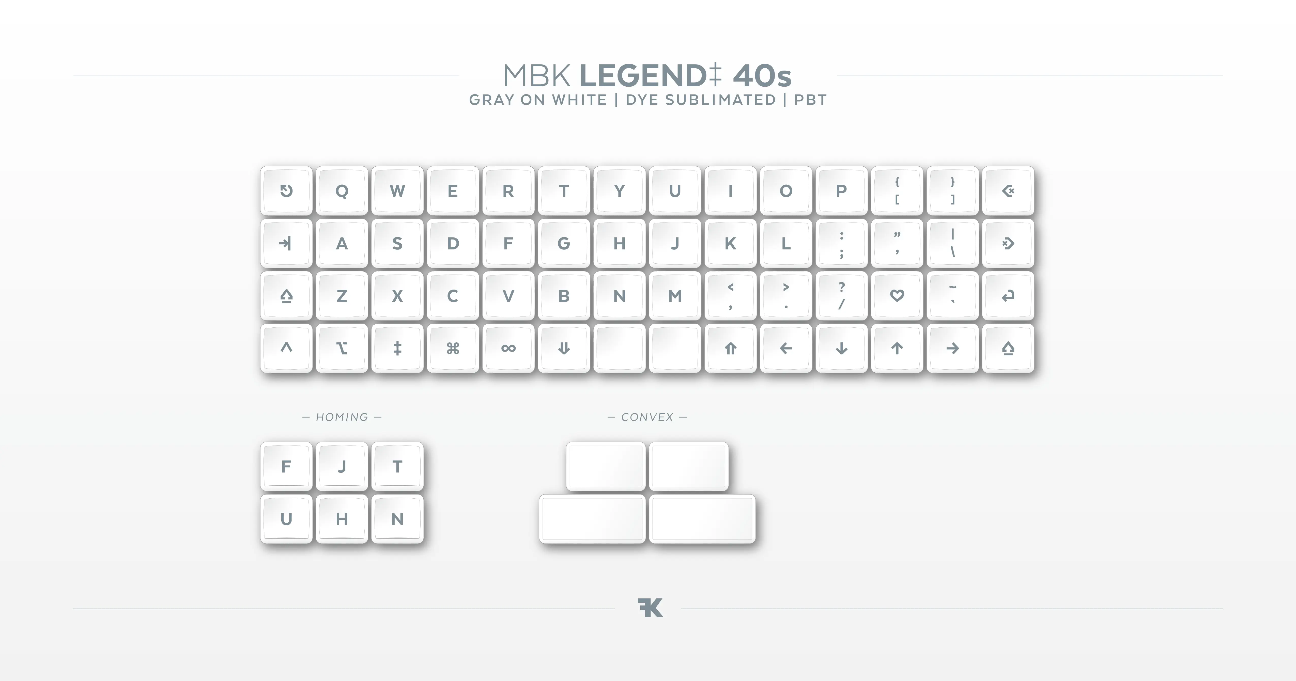 Thumbnail of MBK Legend‡ 40s • Keebart.com