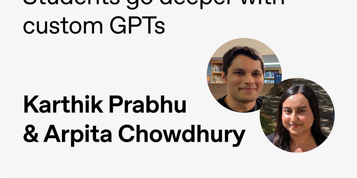 Thumbnail of Students go deeper with Custom GPTs
