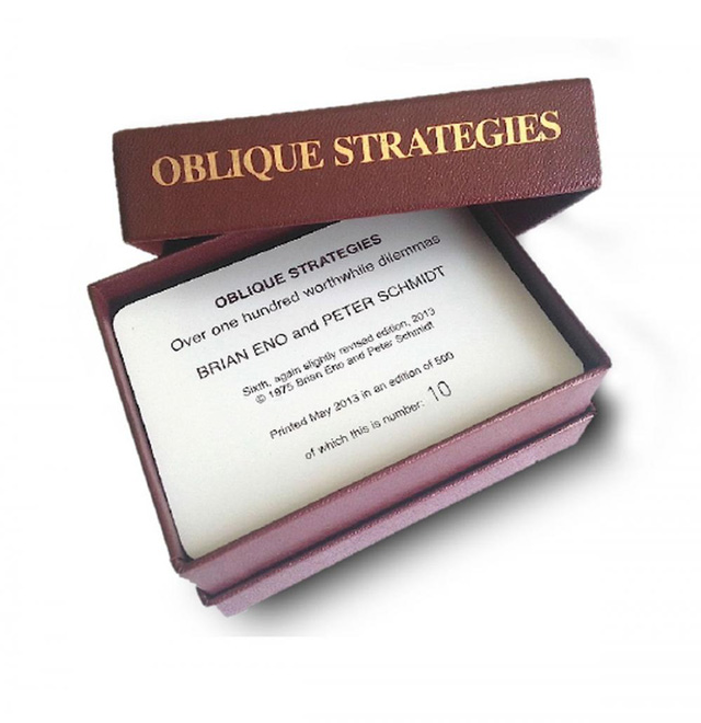 Thumbnail of Oblique Strategies, Limited Edition Deck Made Available by Brian Eno and Peter Schmidt