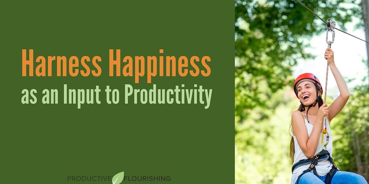 Thumbnail of Harness Happiness as an Input to Productivity