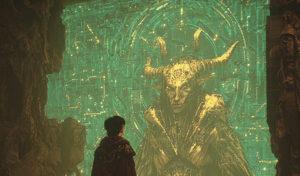 Thumbnail of The Demiurge in the Machine: Why Large Language Models Are Gnostic Gods in Disguise