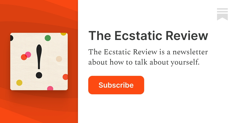 Thumbnail of The Ecstatic Review | Cate Scott Campbell | Substack
