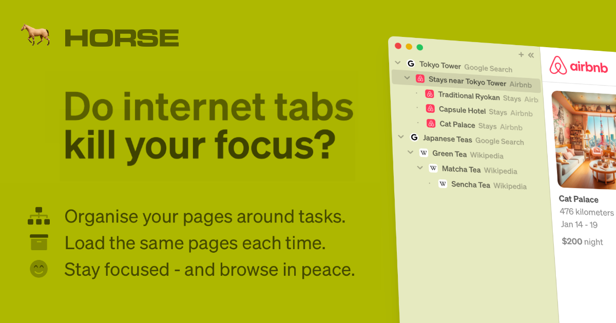 Thumbnail of Horse - The Organized Browser - Horse