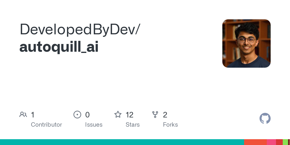 Thumbnail of GitHub - DevelopedByDev/autoquill_ai