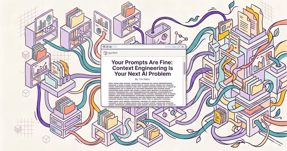 Thumbnail of Your Prompts Are Fine: Context Engineering Is Your Next AI Problem