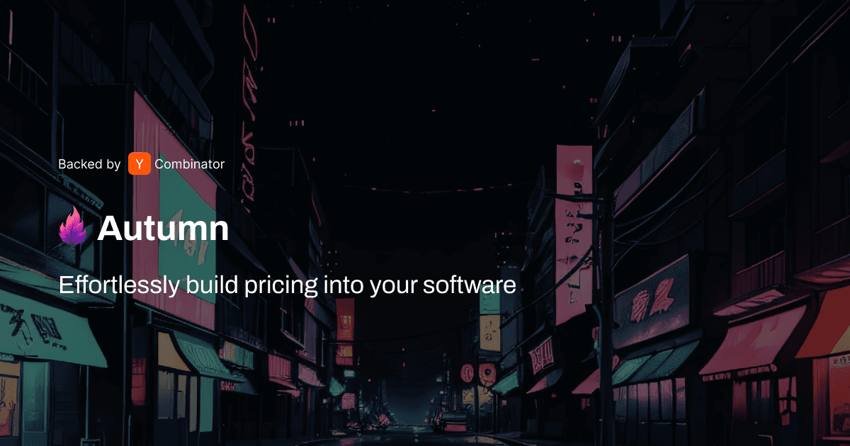 Thumbnail of Autumn - Stripe made easy for AI Startups