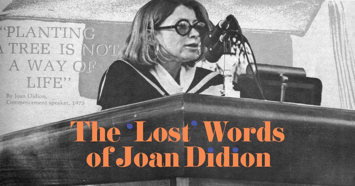 Thumbnail of The ‘Lost’ Words of Joan Didion