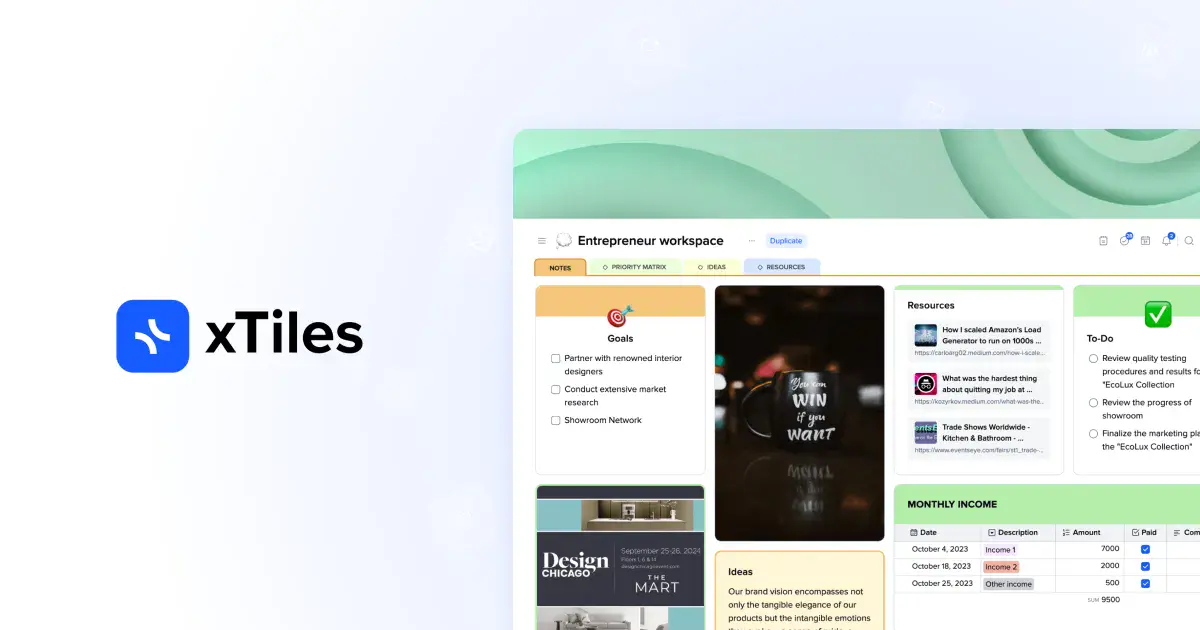 Thumbnail of Home - xTiles