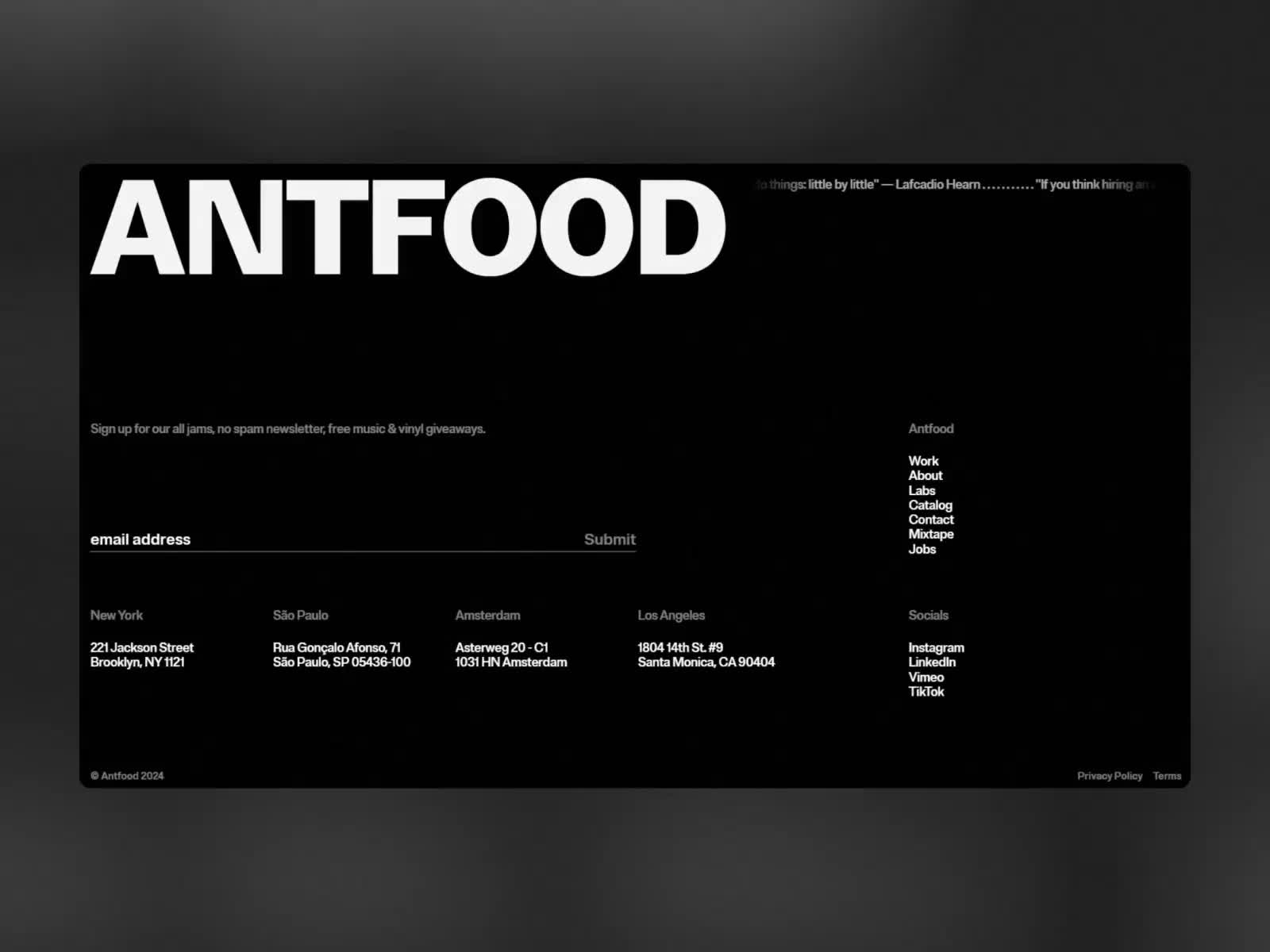 Thumbnail of Footer Design Best Practices - Awwwards