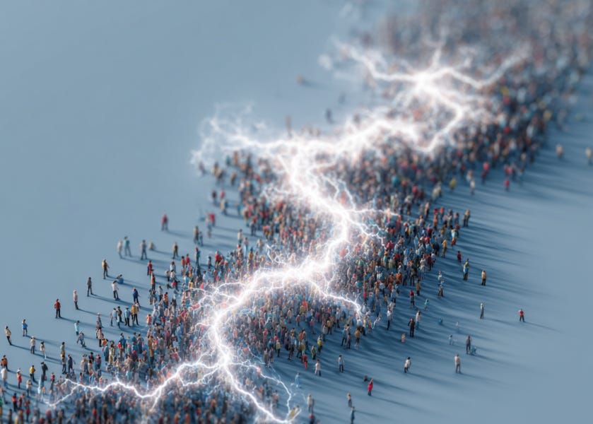 Thumbnail of What Are We Becoming? - By Tom Morgan - The Leading Edge