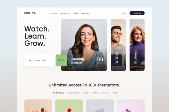 Thumbnail of Skillex Online Education - Webflow