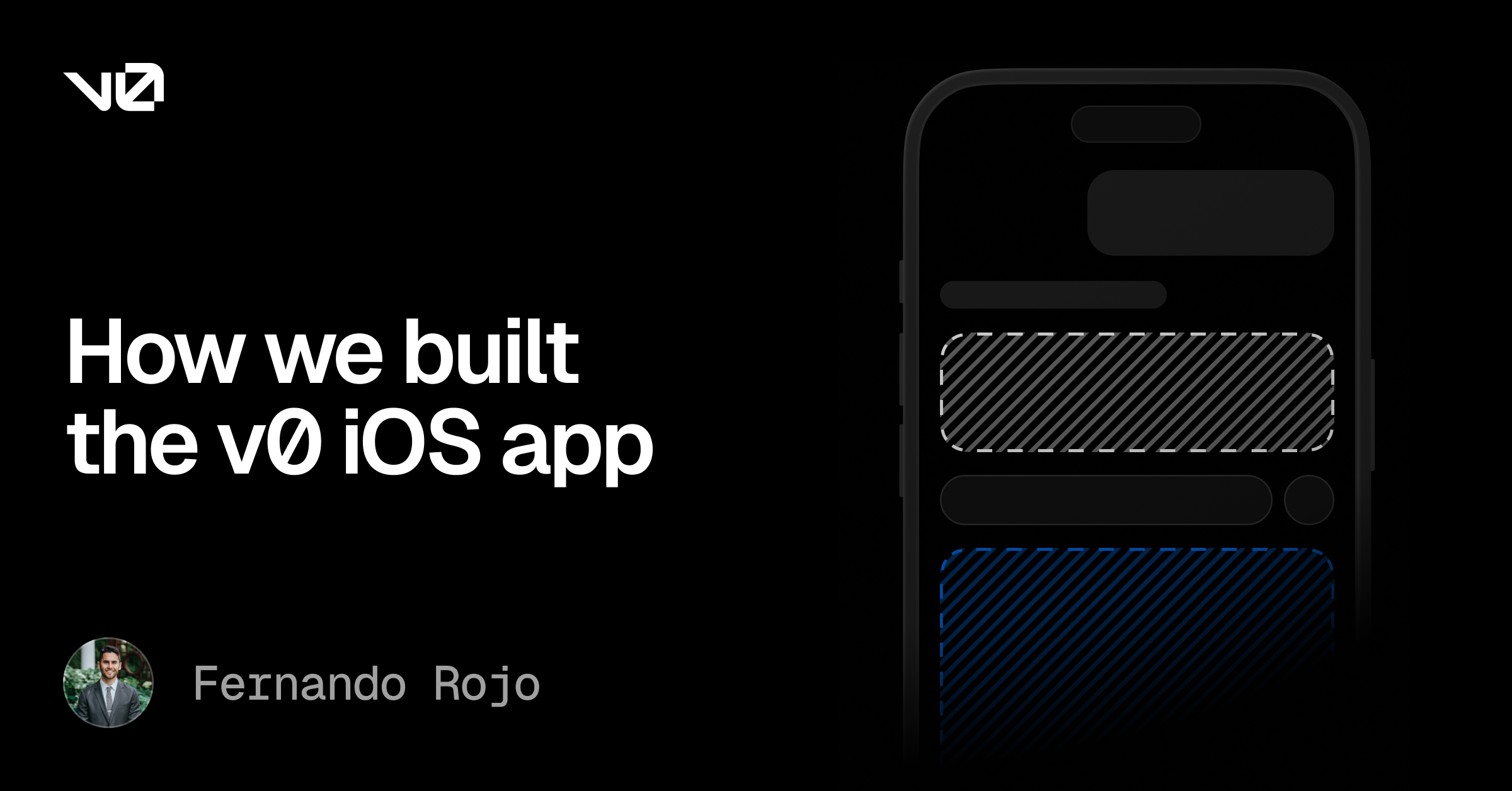 Thumbnail of How we built the v0 iOS app - Vercel