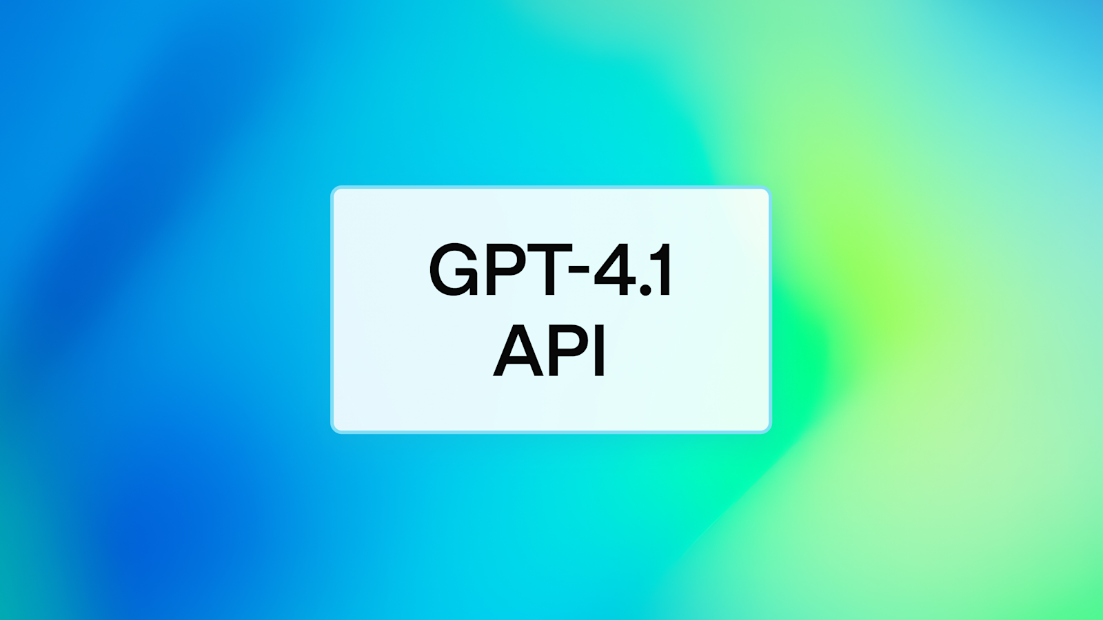 Thumbnail of Introducing GPT-4.1 in the API
