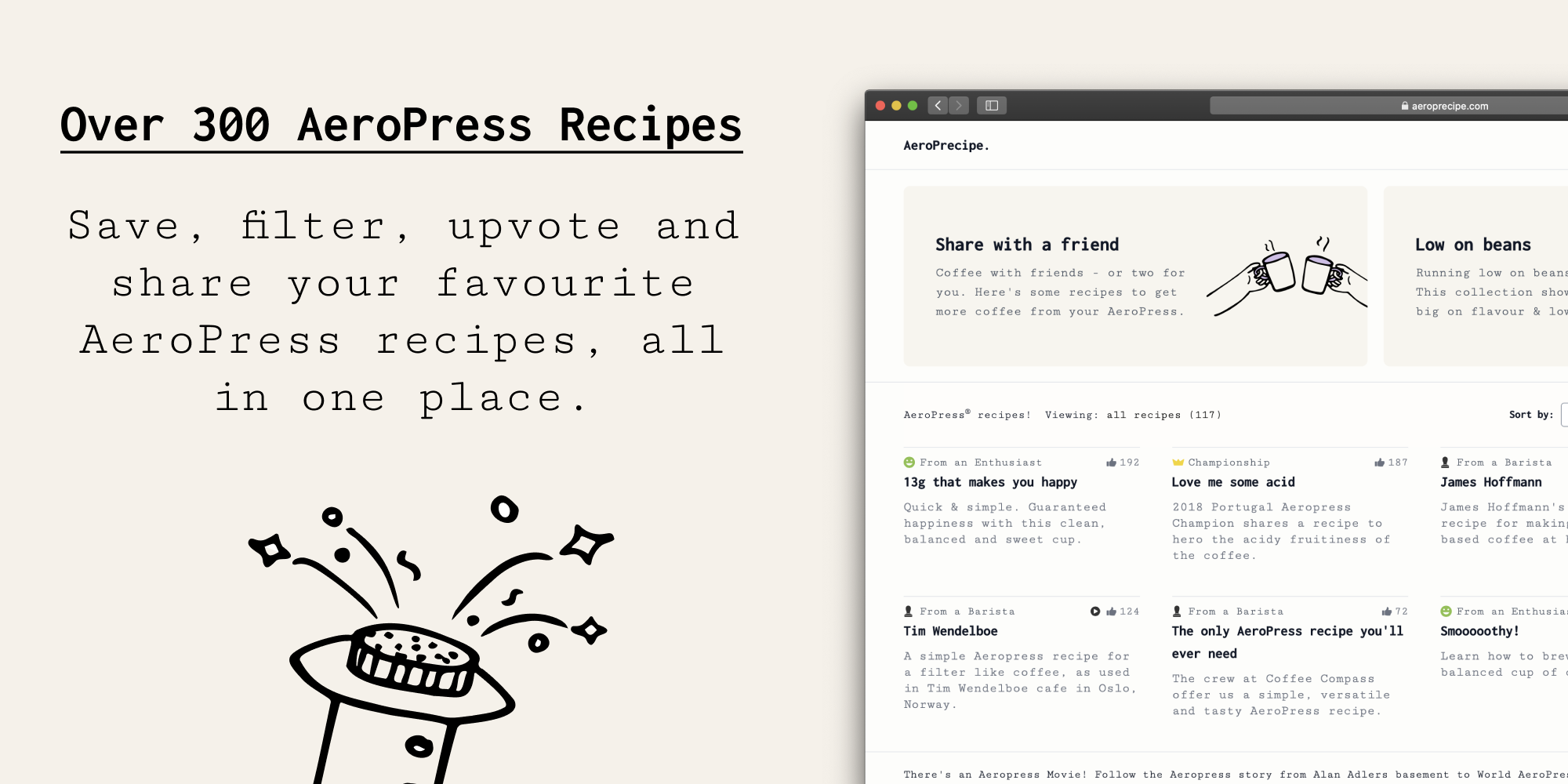 Thumbnail of James Hoffmann's Ultimate AeroPress Recipe - an AeroPress recipe by James Hoffmann