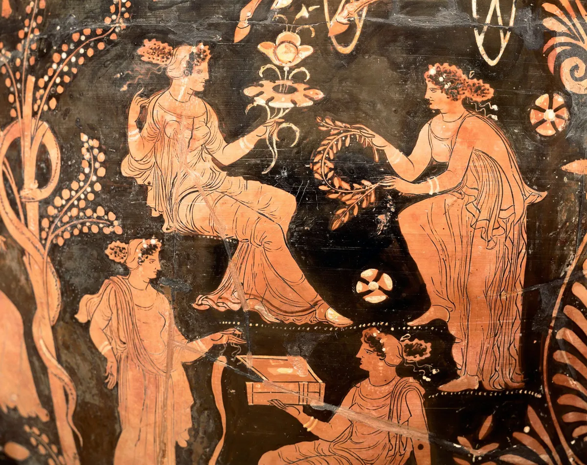 Thumbnail of greek gods in garden painting - Google Search