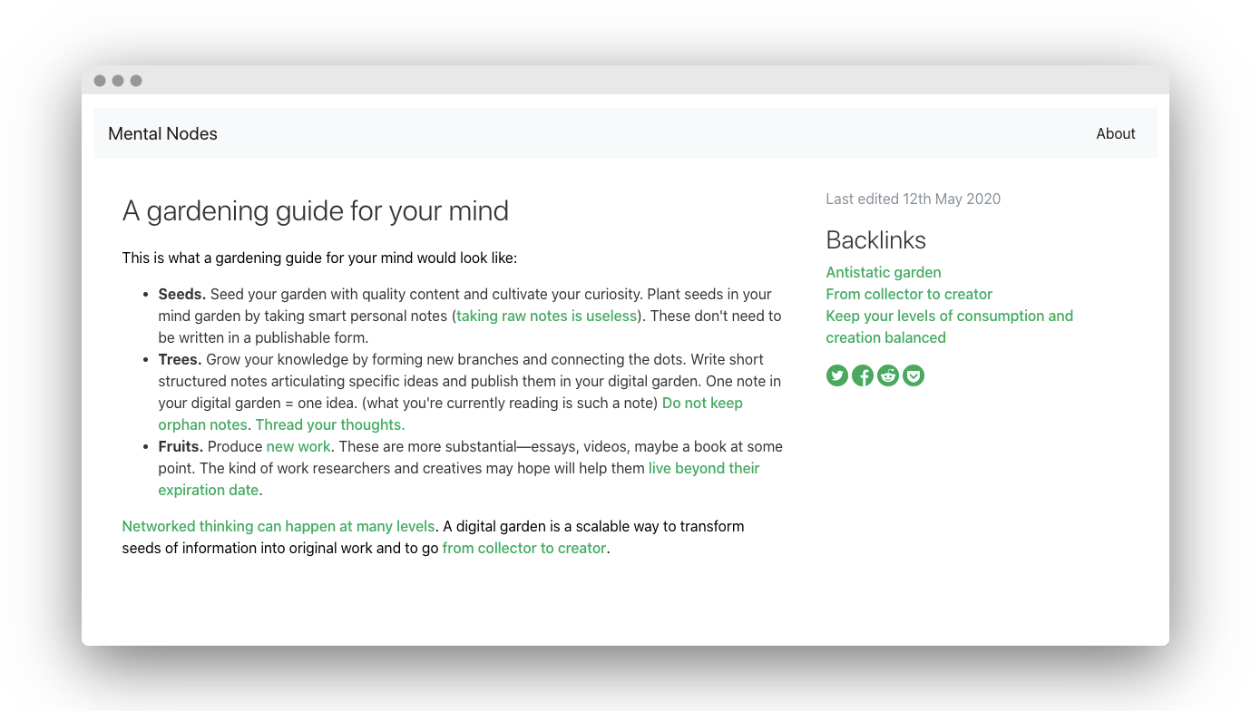 Thumbnail of How to Set Up Your Own Digital Garden